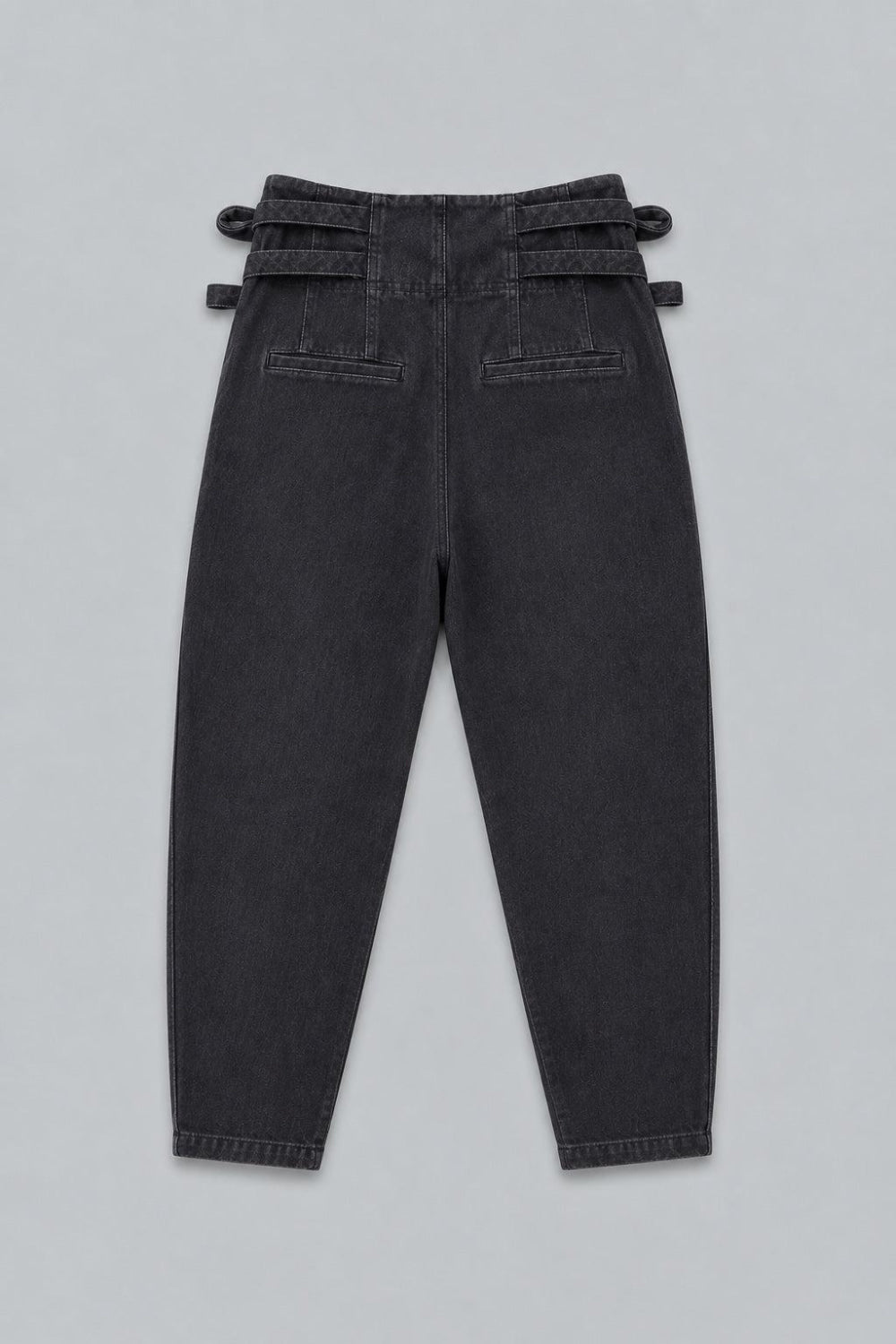 Sydney Side Tie Pants - Black - Pants