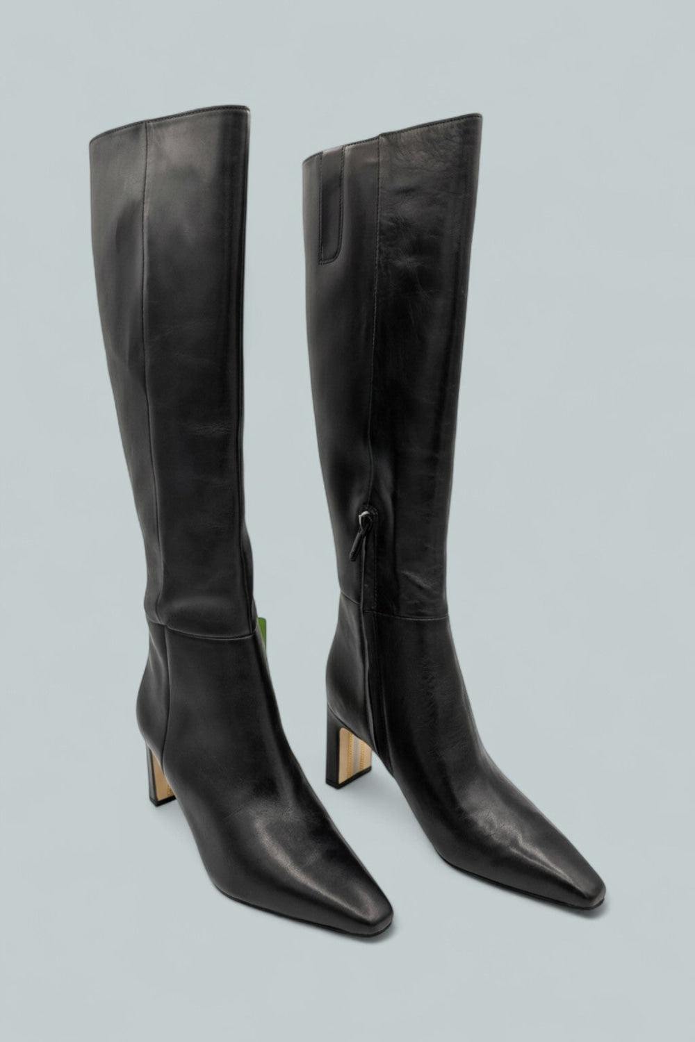 Sylvia Pointed Toe High Heel Boots - Black - 5.5 - Boots