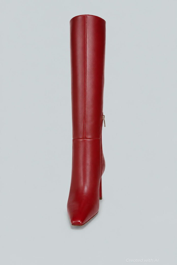 Sylvia Women’s Shoes - Cabernet Red - 8.5 M - Boots