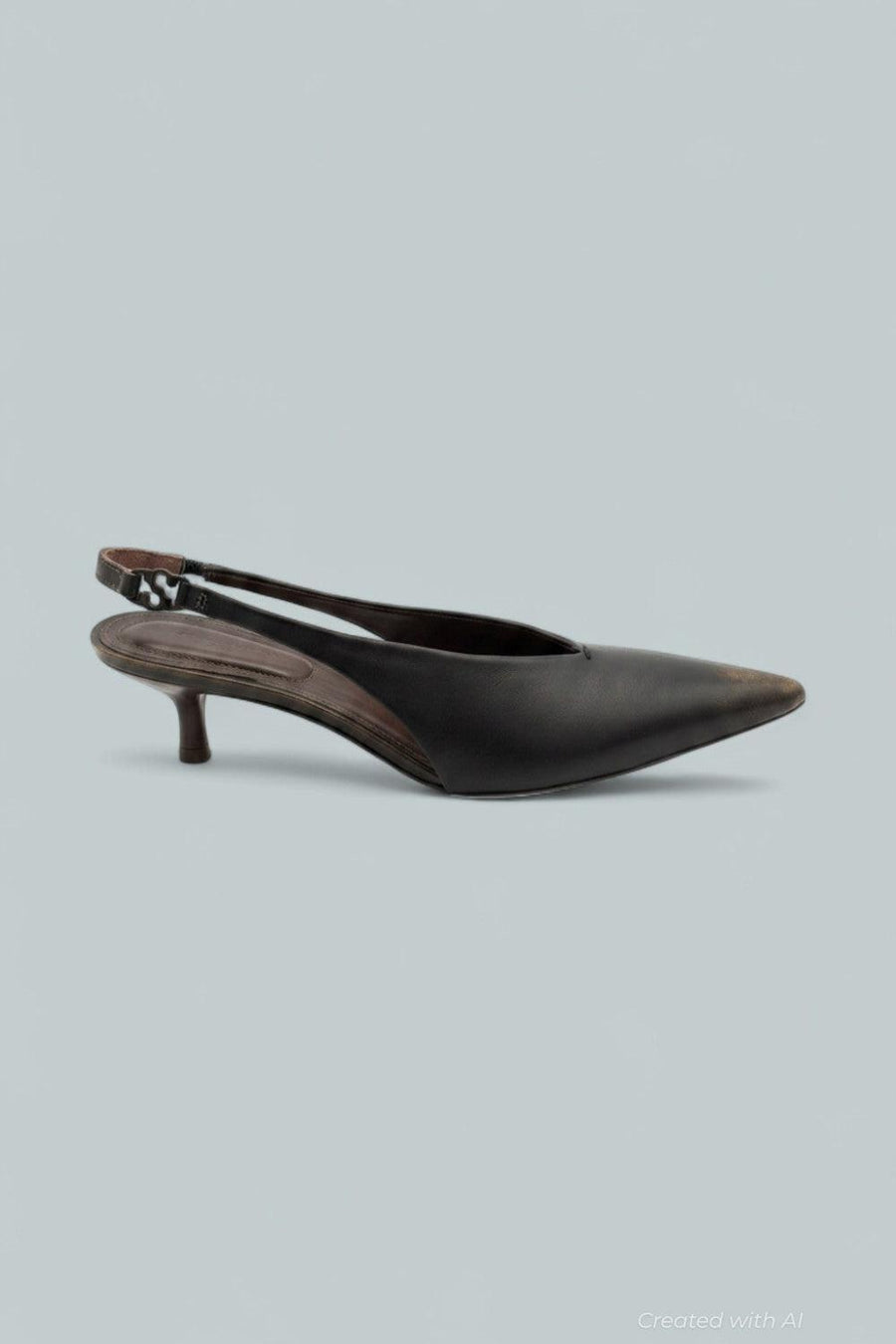 Sylvie Pumps - Distressed Chocolate - Pumps