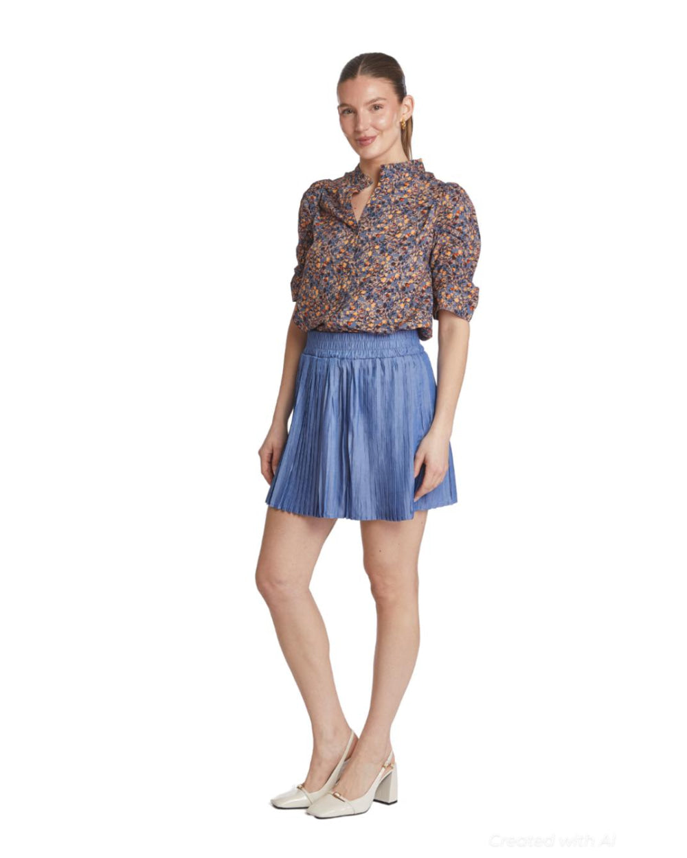 Sylvie Top - Floral-shadow - Shirt