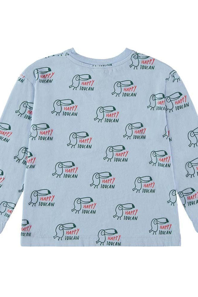 T-Shirt Allover Happy Toucan - Light Blue - FINAL SALE - T-shirt