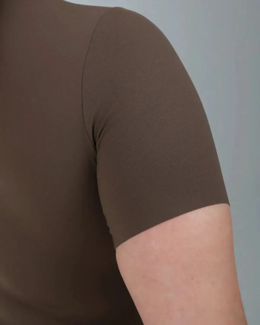 T-Shirt Bodysuit - Long - Mocha - FINAL SALE - Bodysuit