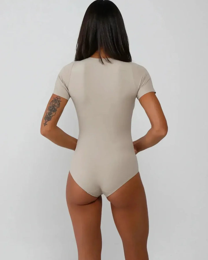 T-Shirt Bodysuit - Standard - Dune - FINAL SALE - Bodysuit