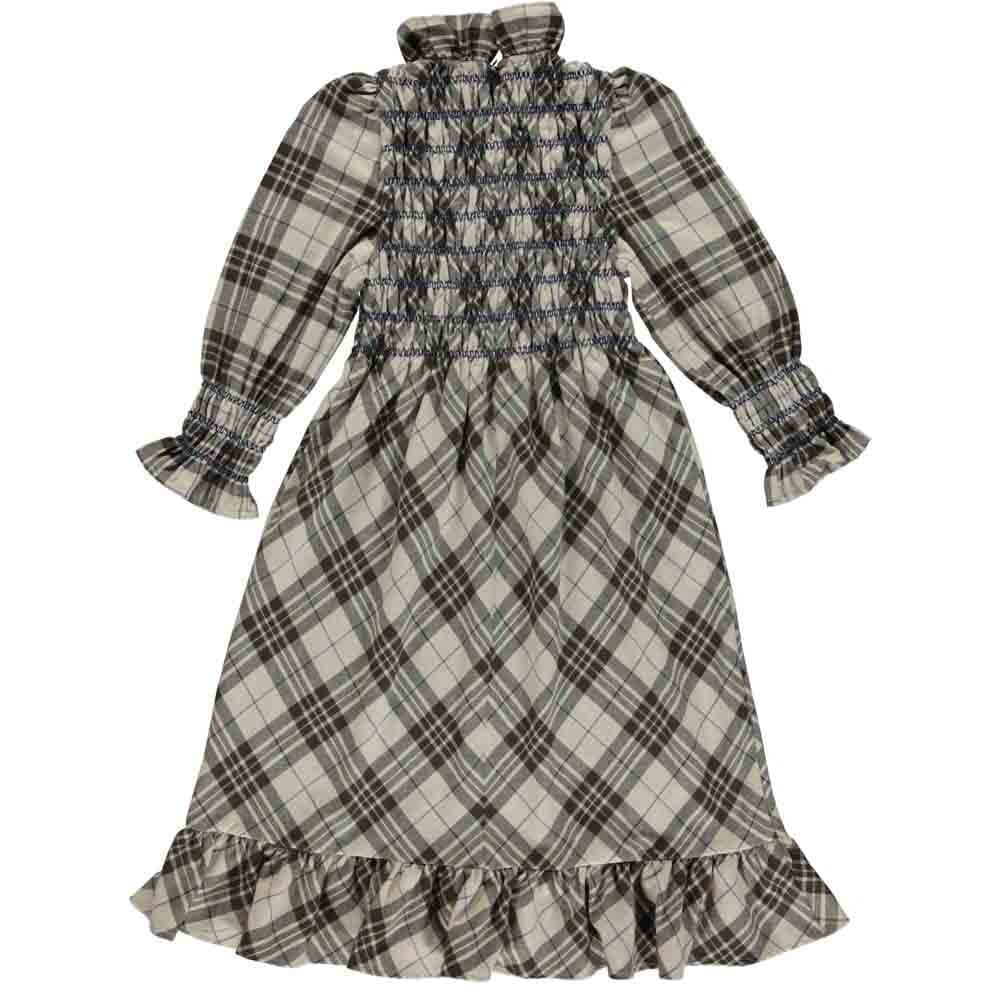 Valentina Dress - Old Check Dresses + Skirts Bebe Organic