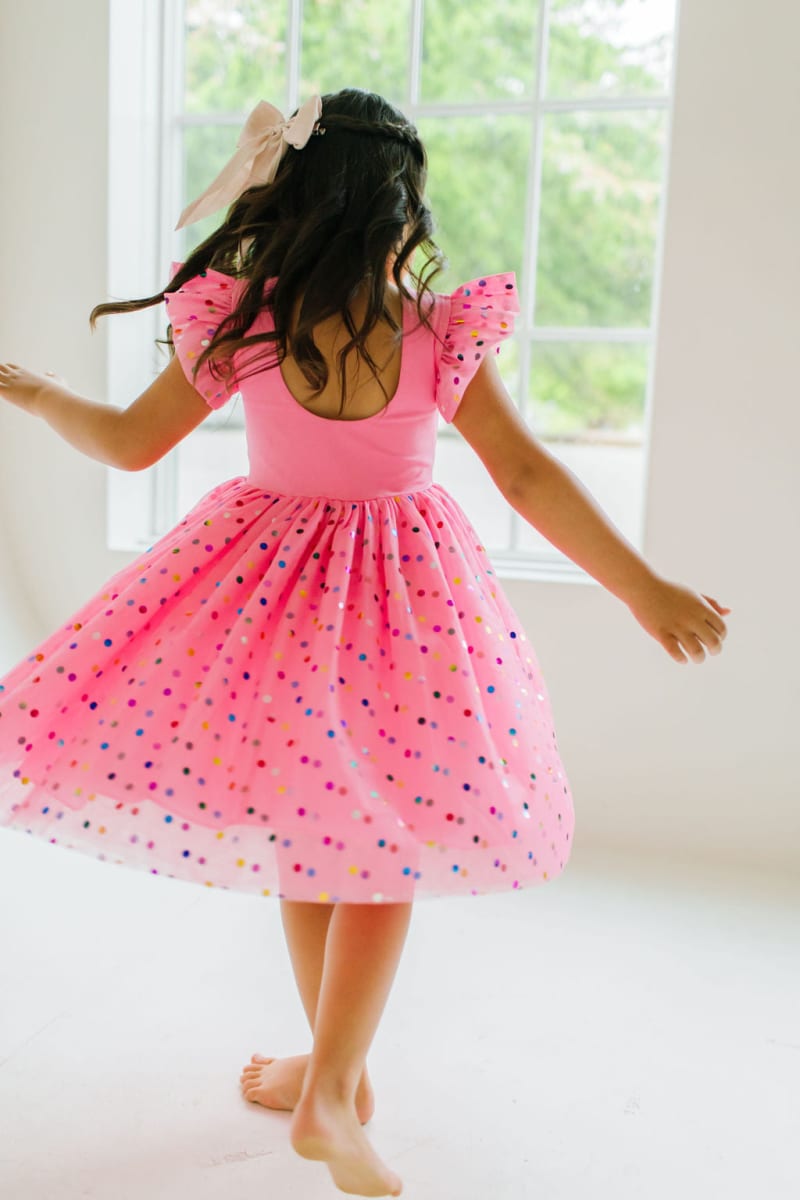 Olivia Dress - Confetti Pop