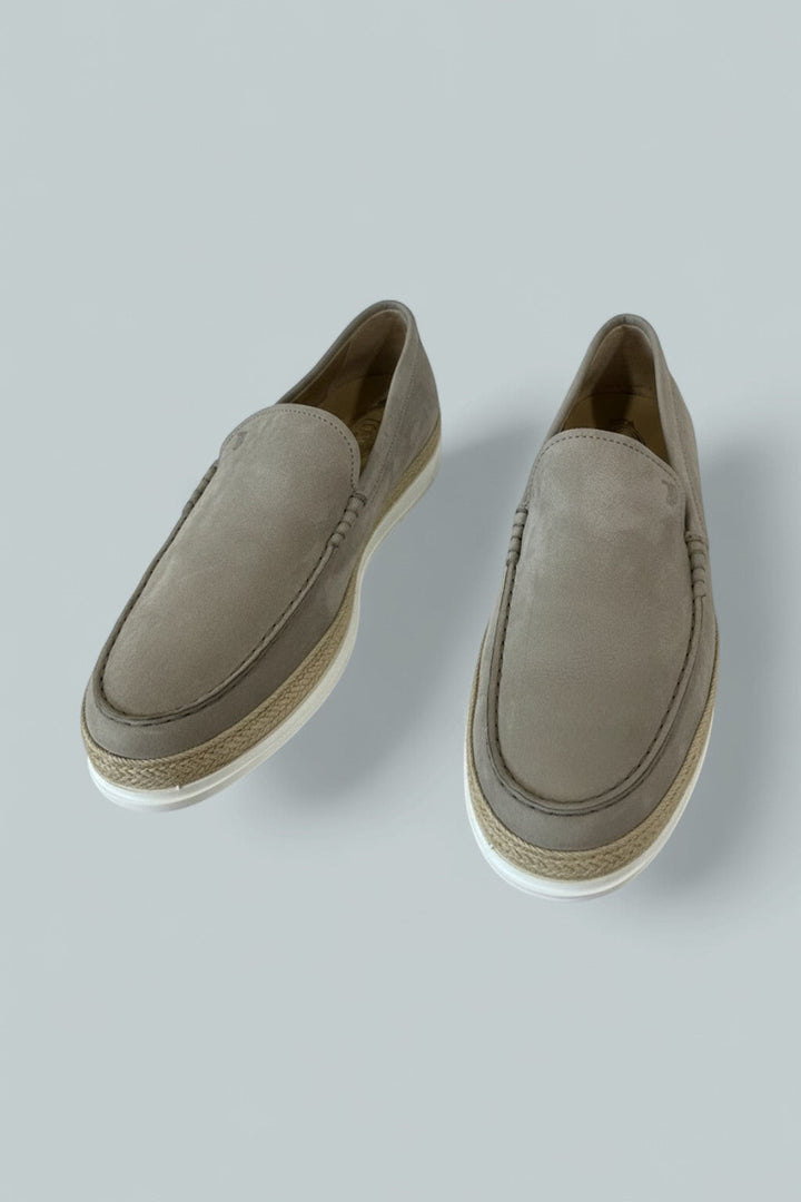 Men's Nuova Pantofola Gommini Driver Loafers - Grey