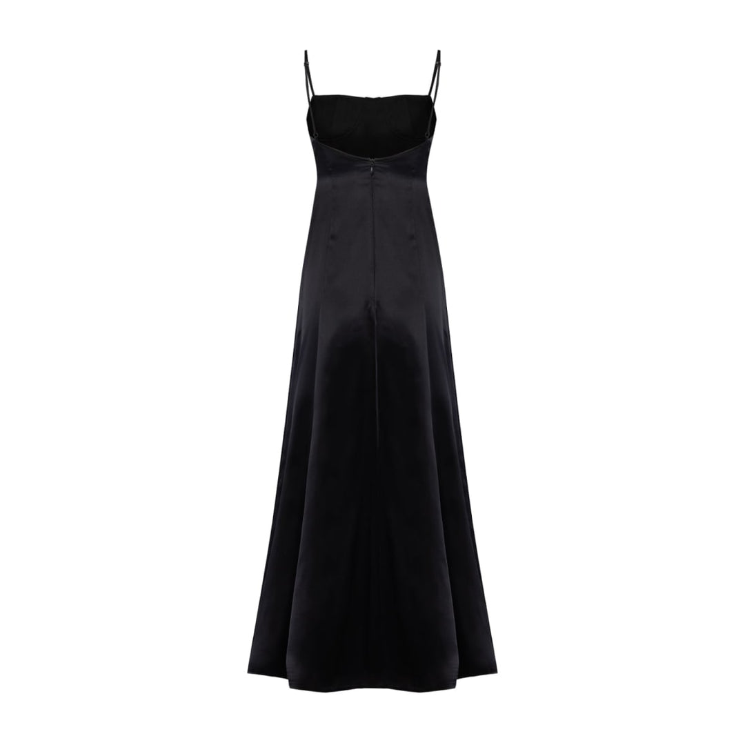 Pure Silk Your *Itch Silk Dress - Jet Black