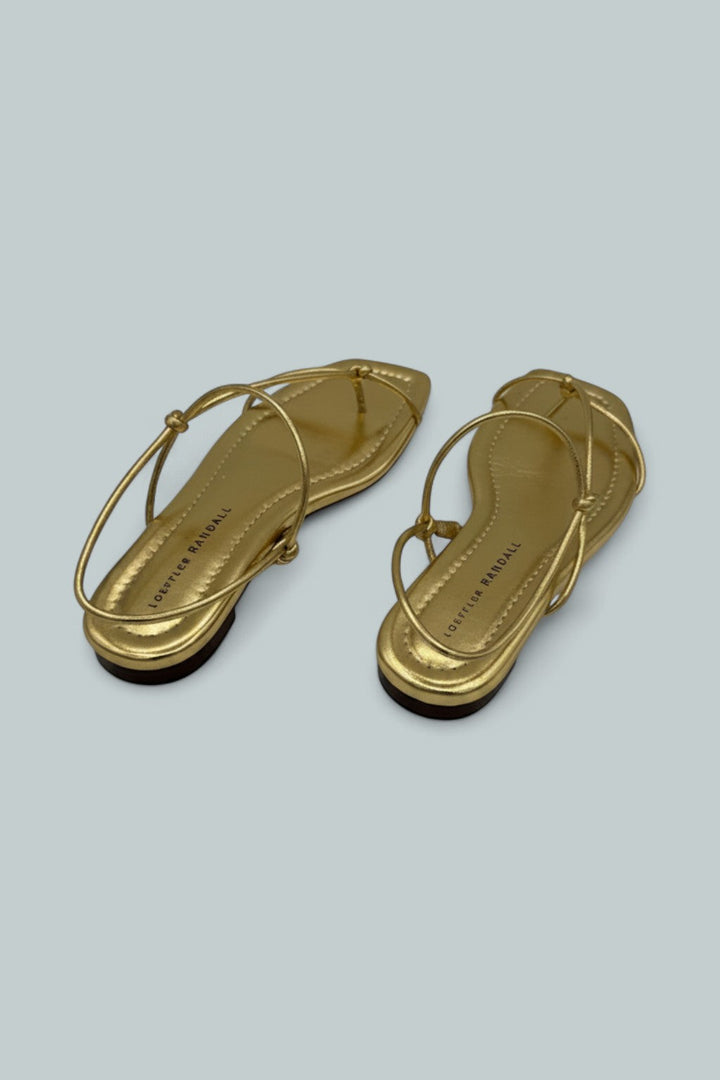 Devon Slingback Sandals - Gold