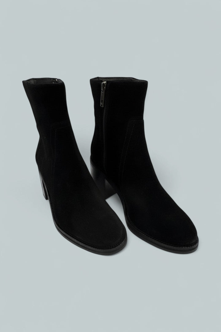Janella Ankle Boots - Black Suede