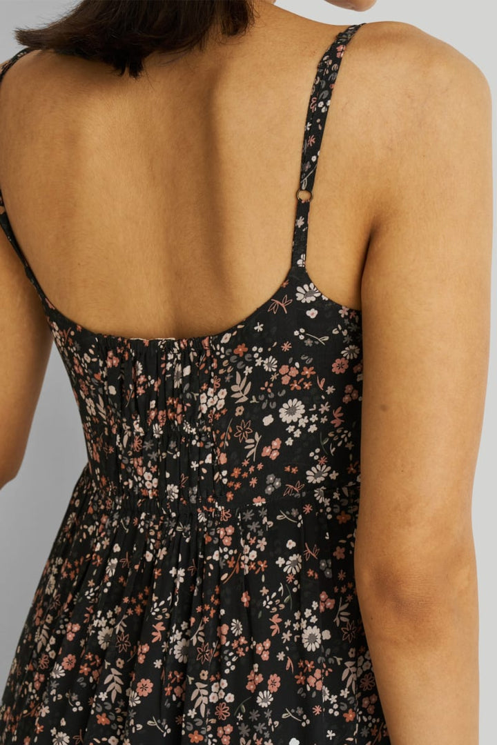 Strappy Tiered Maxi Dress - Wildflower Waltz