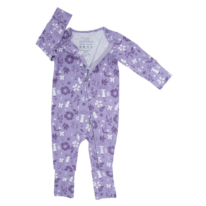 Mushroom Floral Convertible Romper - Meadow