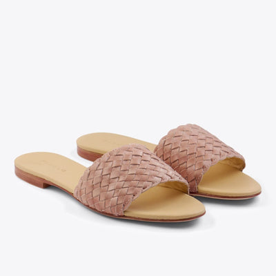 Isla Woven Slide Sandal Woven - Desert Rose