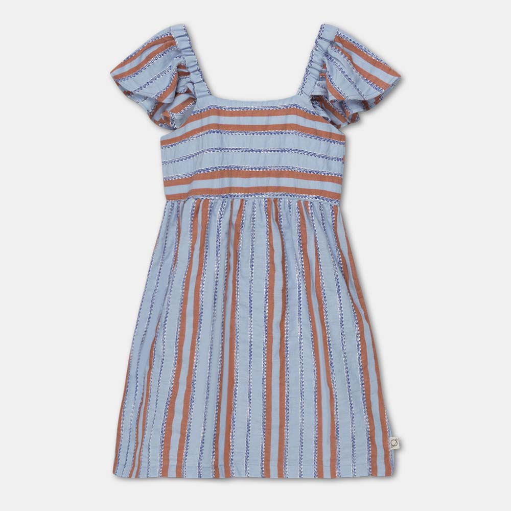 Striped Denim Dress - Unique