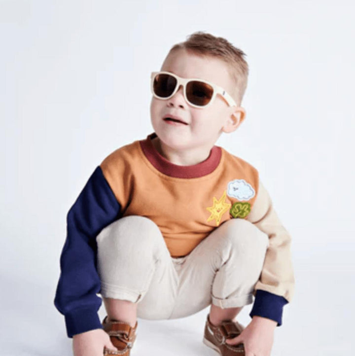 Patches Kid Sweatshirt - Mud/multi