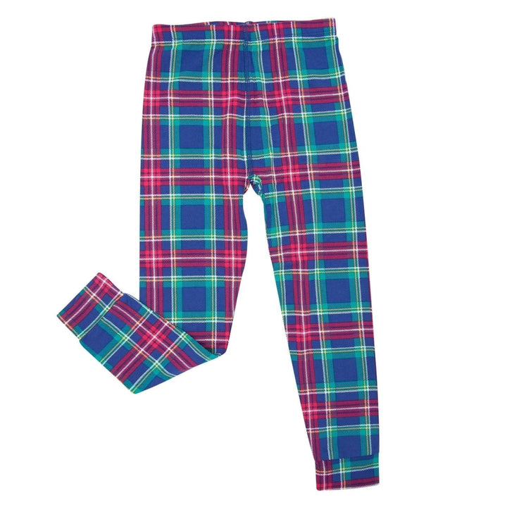 Big Kid Pajama - Navy Tartan