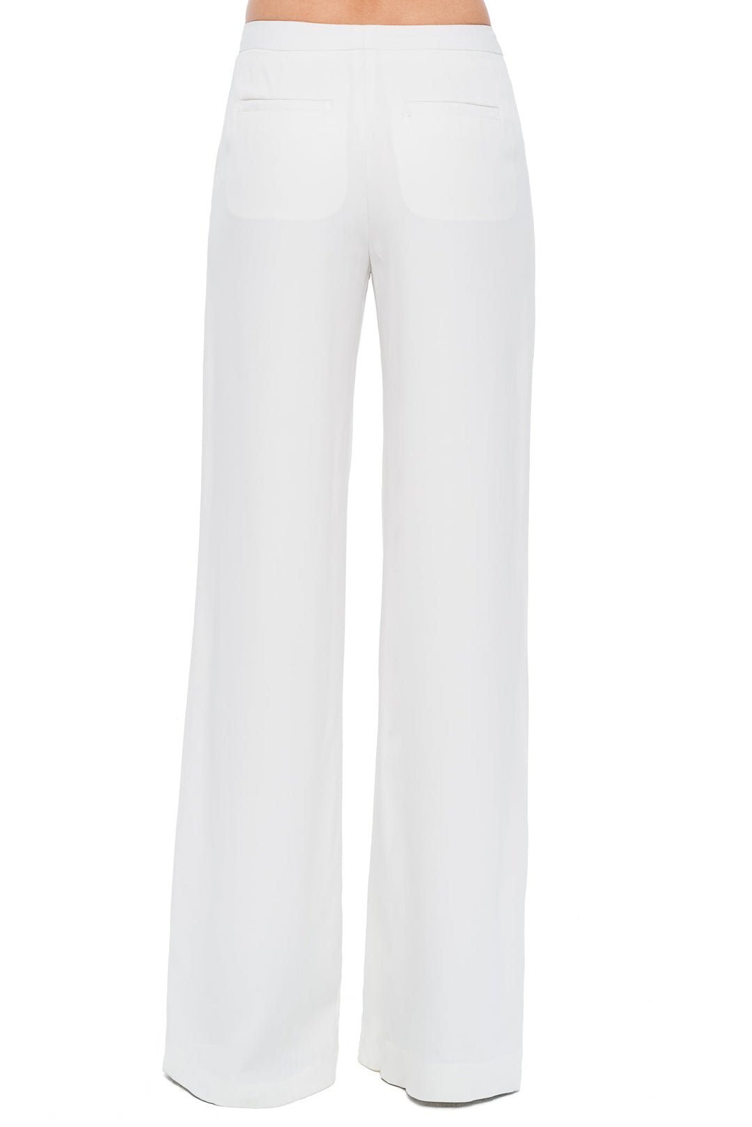 Front-flap Karla Pant - White