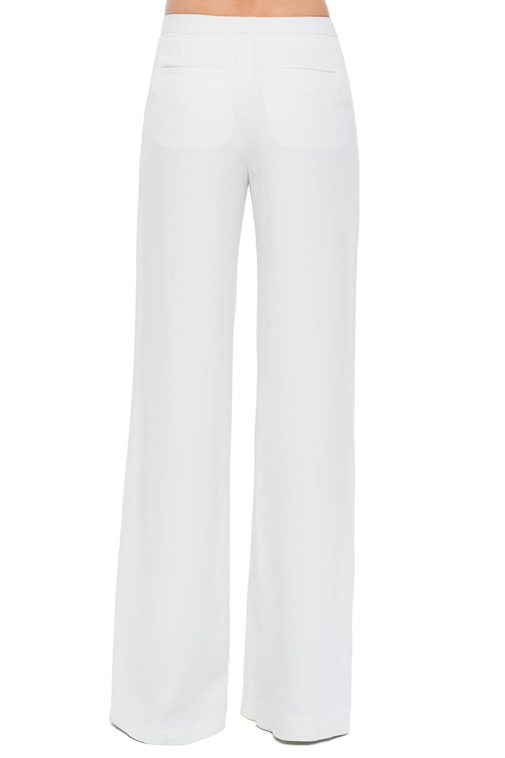 Front-flap Karla Pant - White