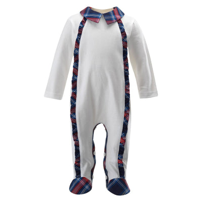 Tartan Trim Footie