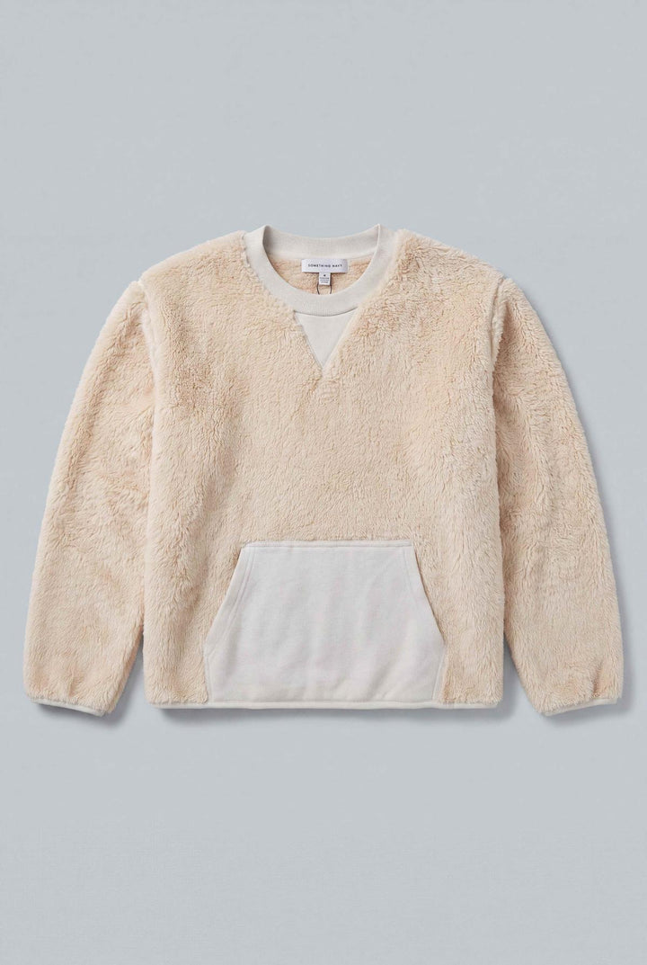 Teddy Fleece Pullover - Ivory