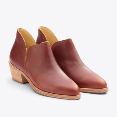 Classic Ankle Bootie - Brandy