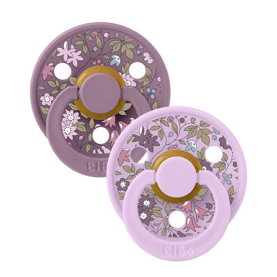 Bibs Pacifier x Liberty 2 Pack Chamomile Lawn - Violet Sky Mix
