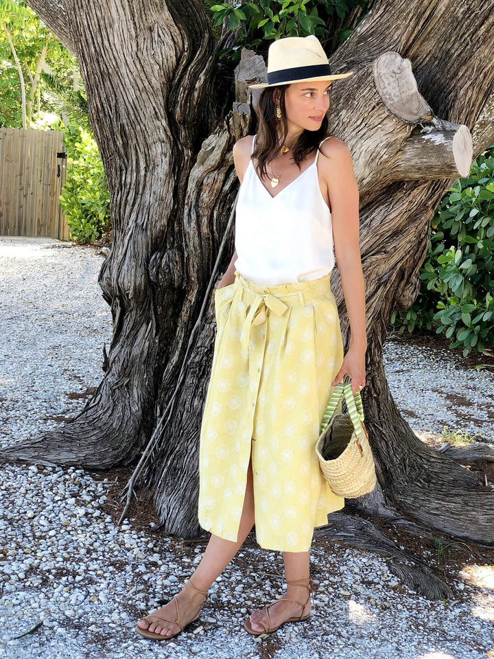 Anouk Midi Skirt - Sunny Dandelion