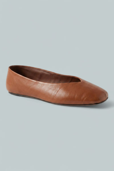 Women's Fathom Square Toe Ballet Flats - Tan