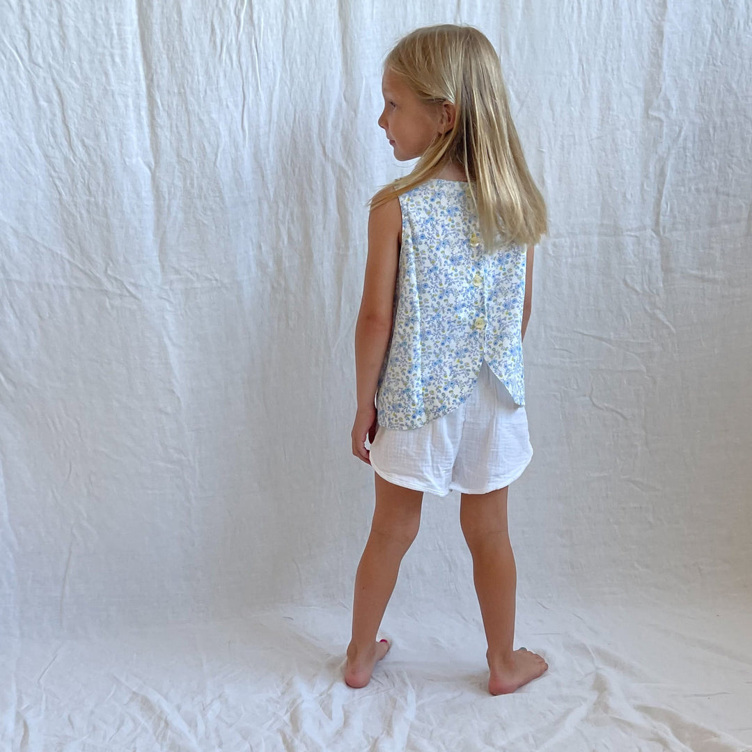 Swoop Back Top - Floral