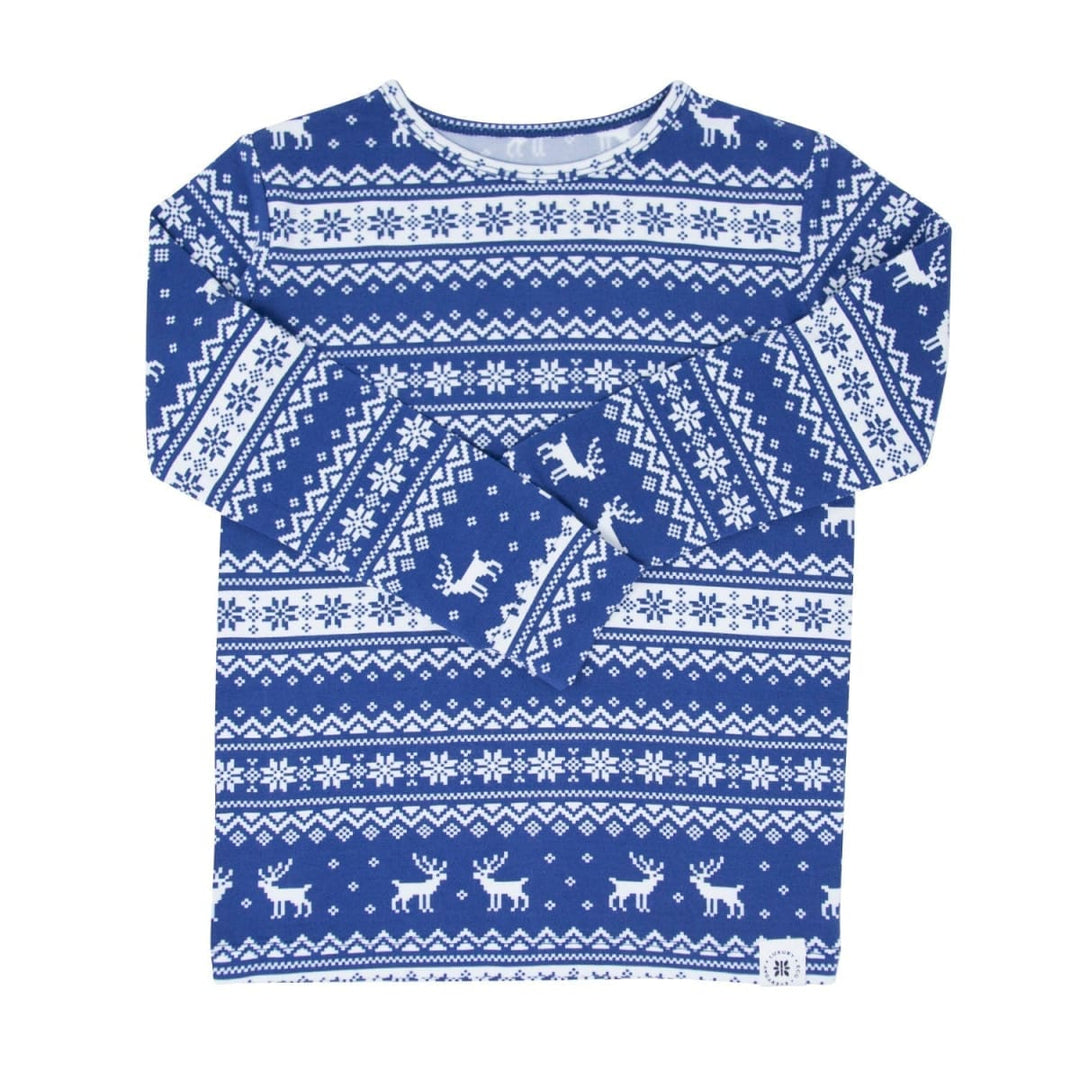 Big Kid Pajama - Fair Isle Deer