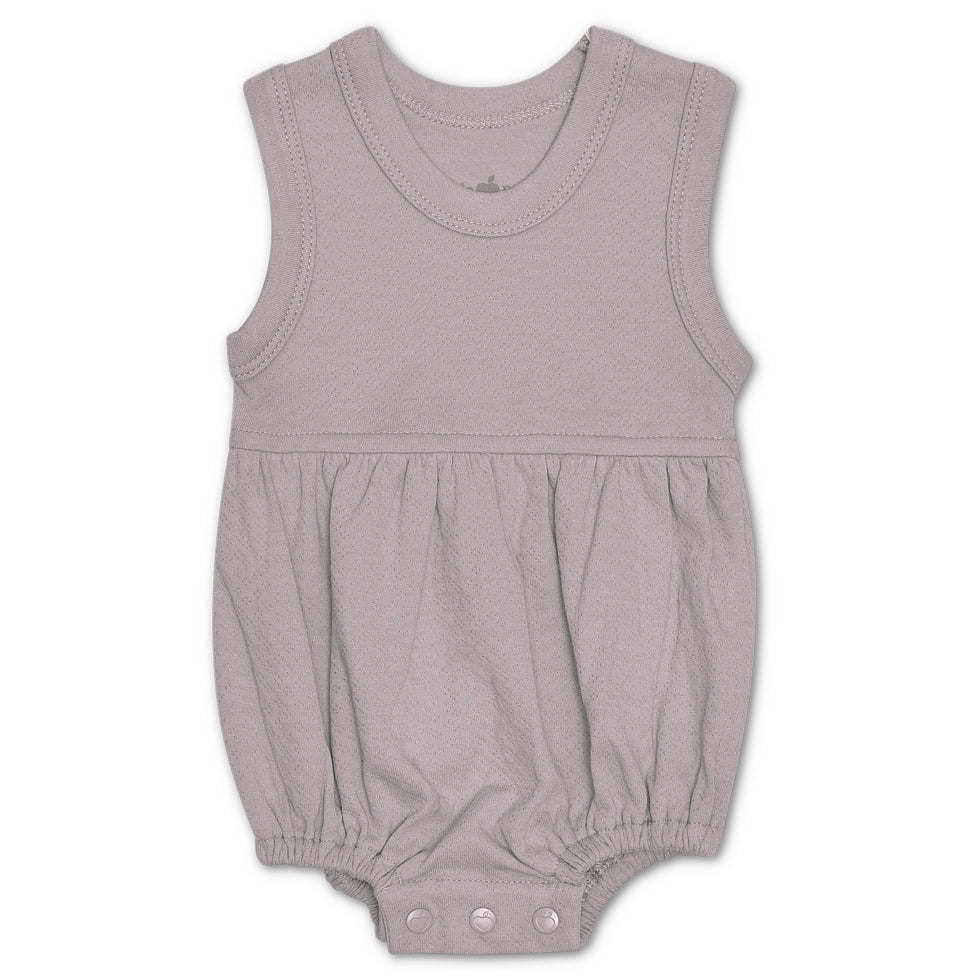 Gray Pointelle Bubble