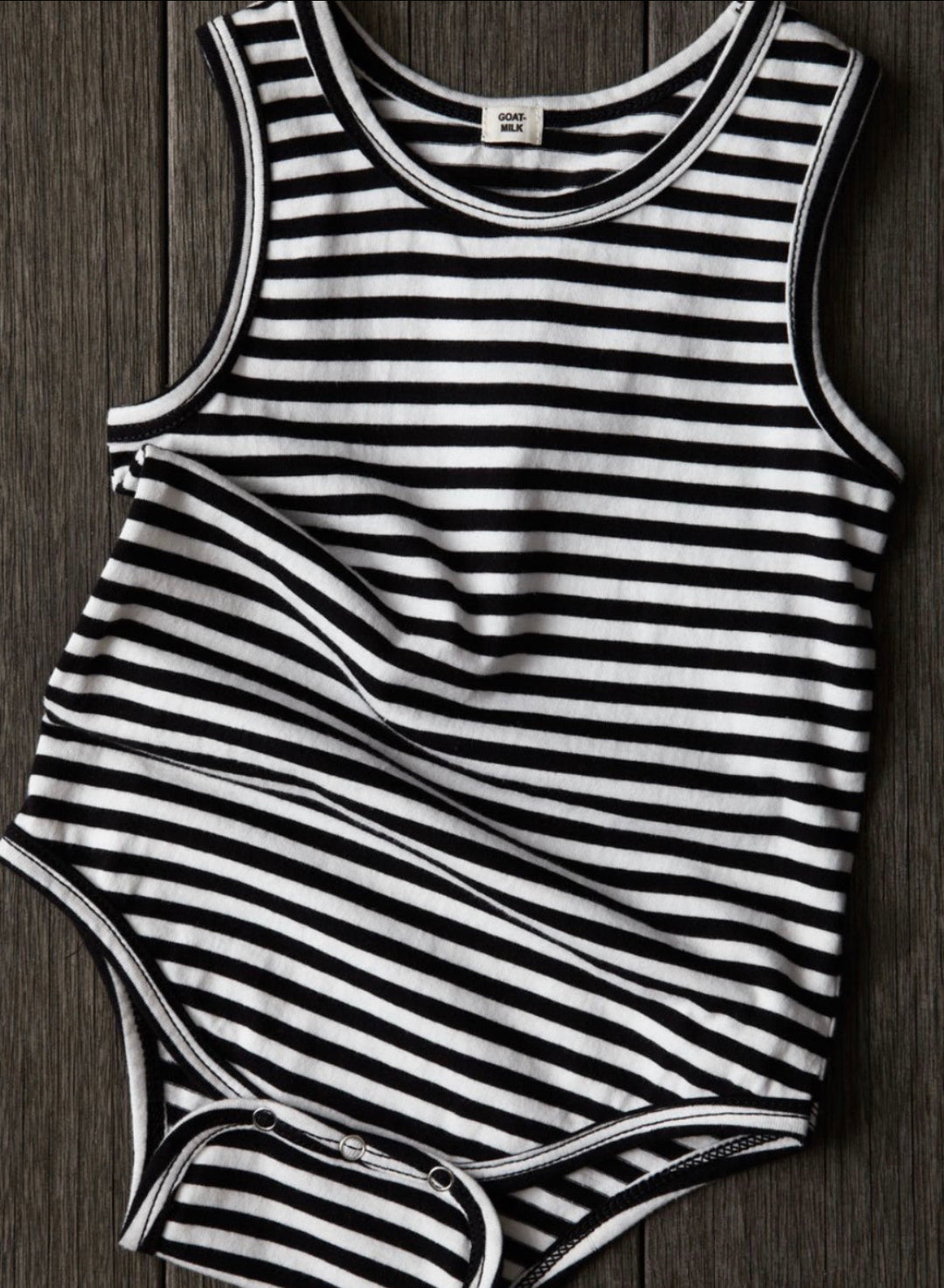 Tank striped bodysuit