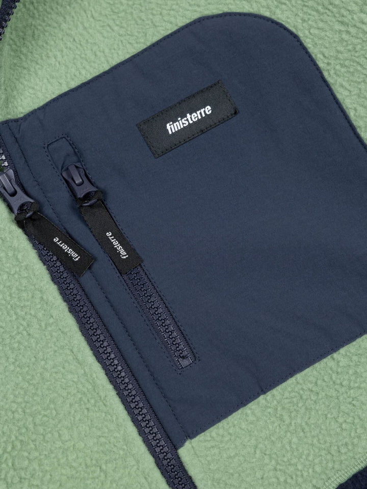 Men's Bolster Full Zip Fleece - Navy/Wild Sage