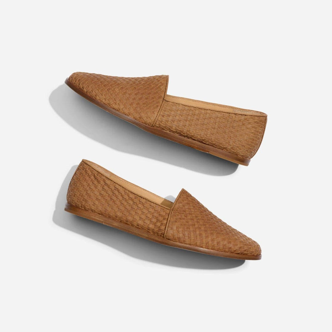 Alejandro Woven Slip On - Tobacco
