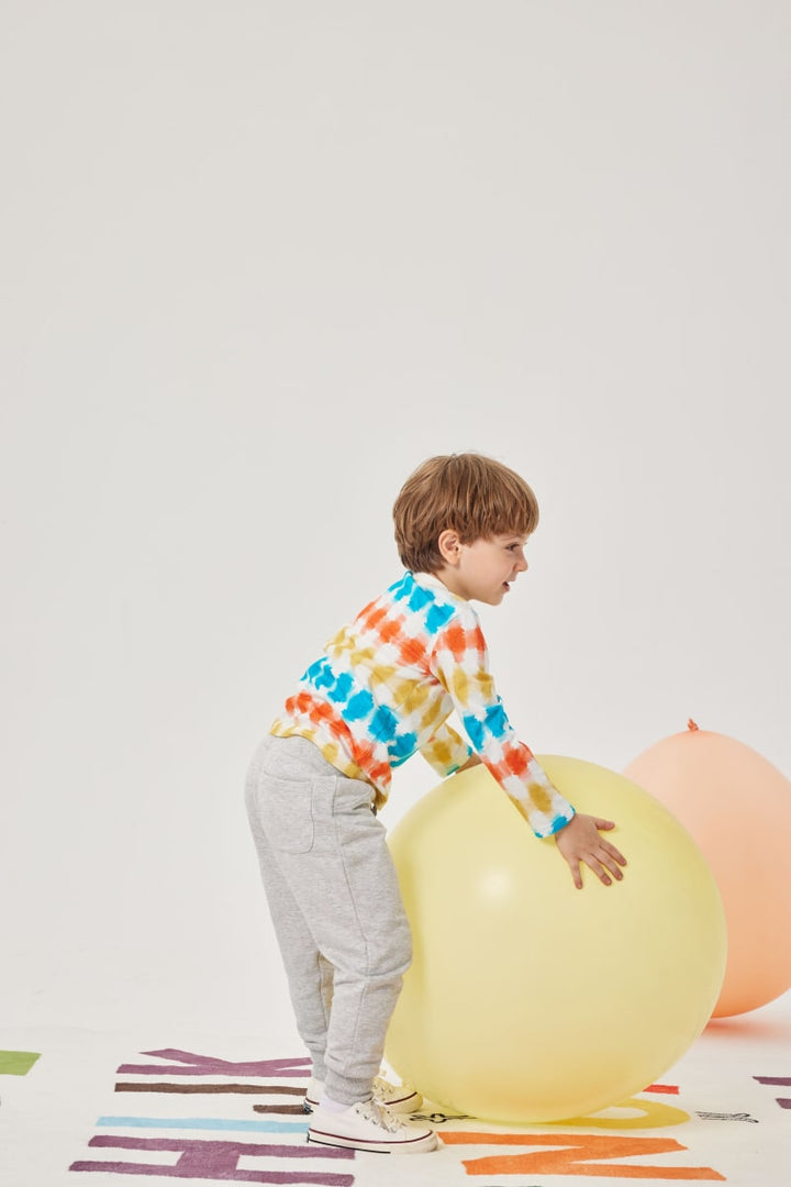 Combed Cotton Sweatpants - Gray