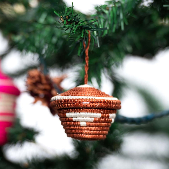 Coral + Clay Nya Ornaments, Set of 3