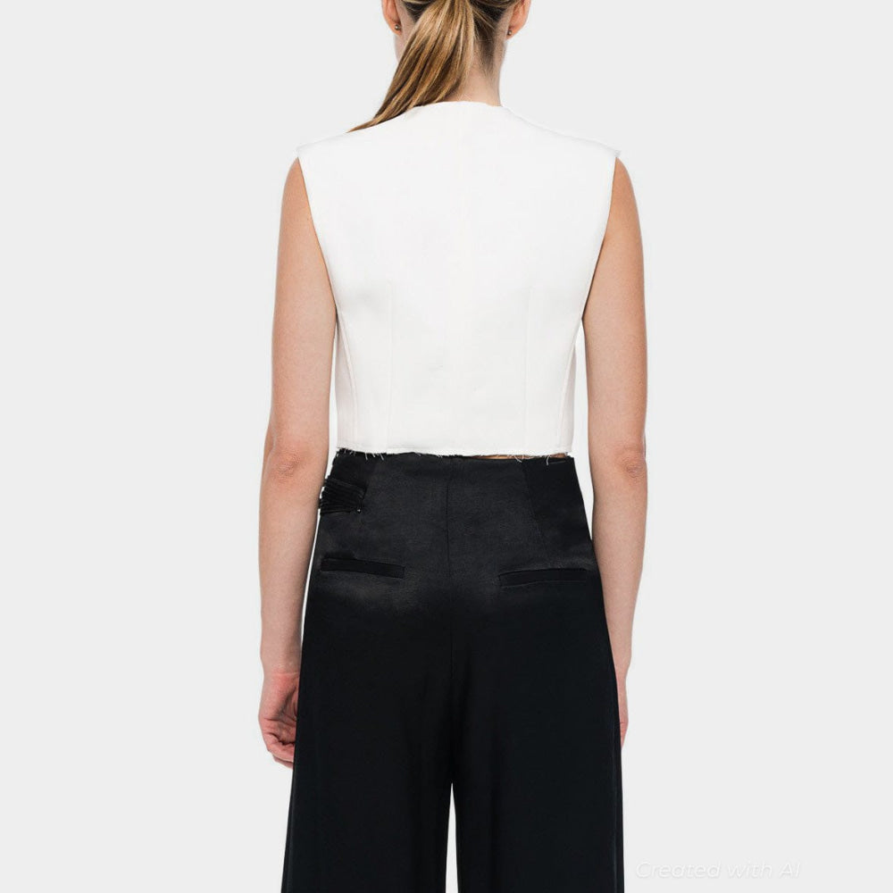 Tabea Top - White - Tank Top