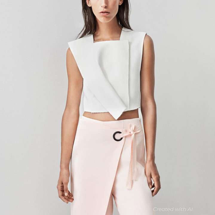 Tabea Top - White - Tank Top