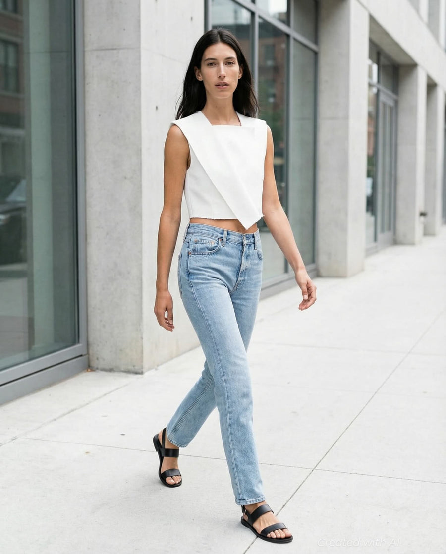 Tabea Top - White - Tank Top