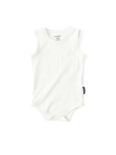 Tank Onepiece - White - Bodysuit