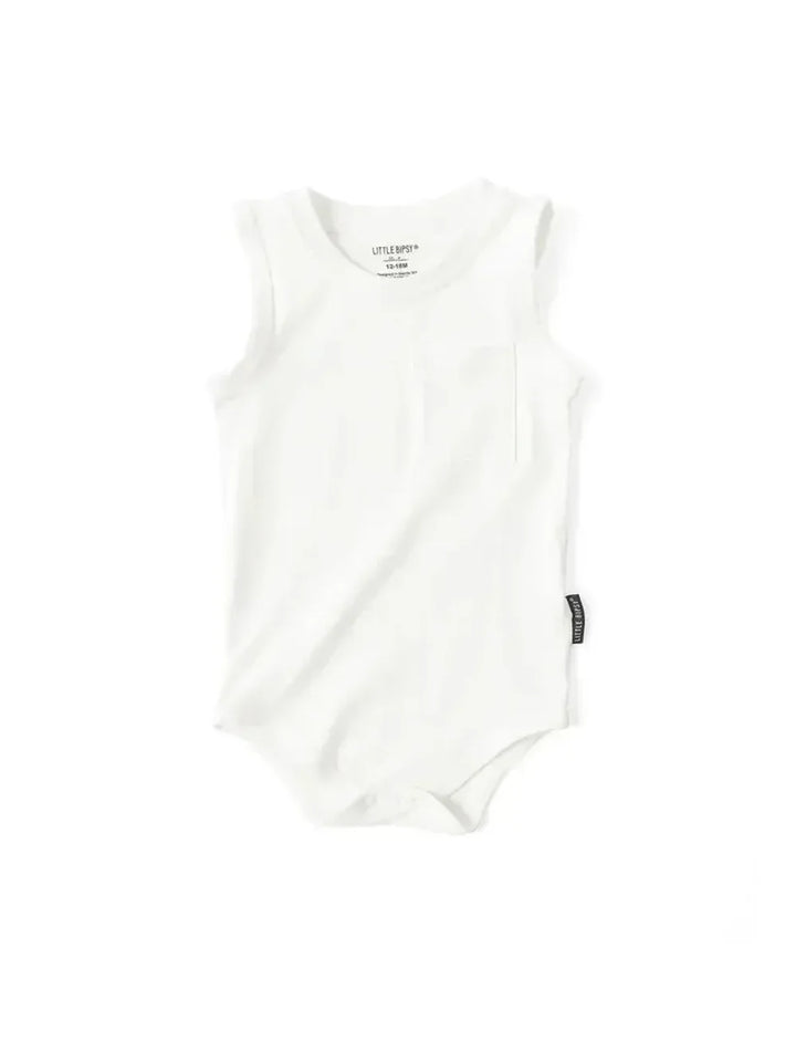 Tank Onepiece - White - Bodysuit