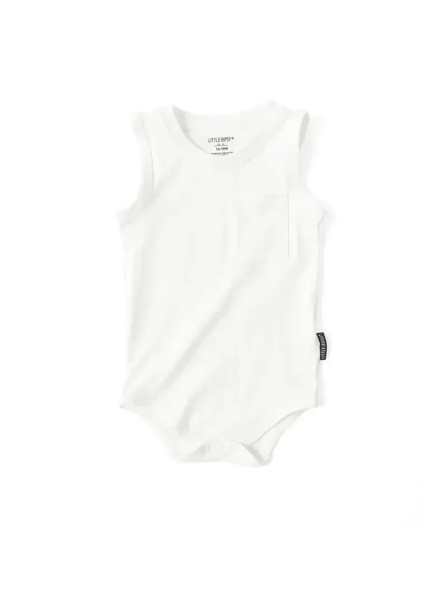 Tank Onepiece - White - Bodysuit