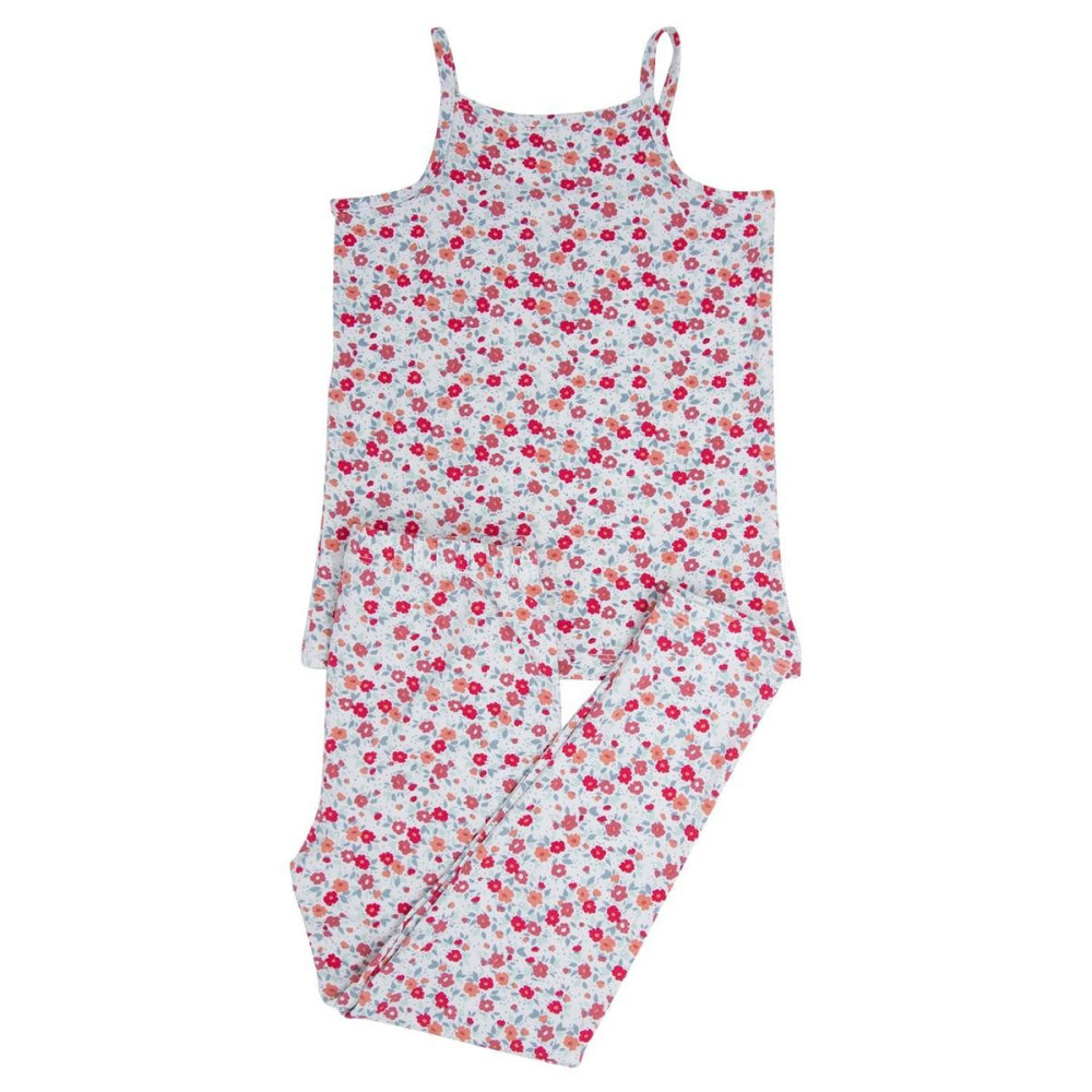 Tank Pajama - Crimson Floral - Shirt