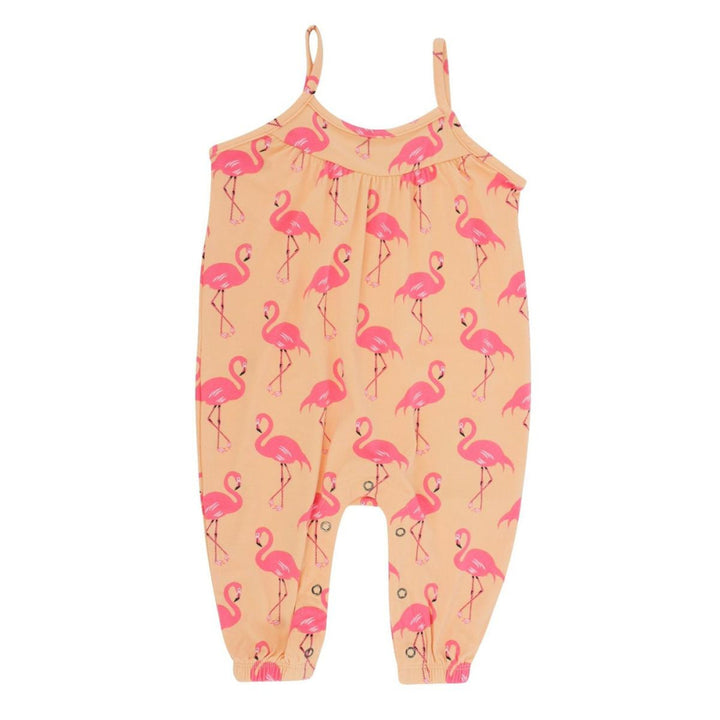 Tank Pant Romper - Flamingo Peach - Jumpsuit