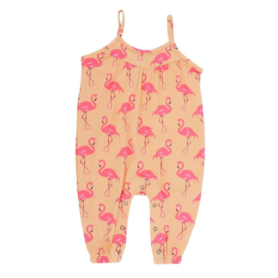 Tank Pant Romper - Flamingo Peach - Jumpsuit