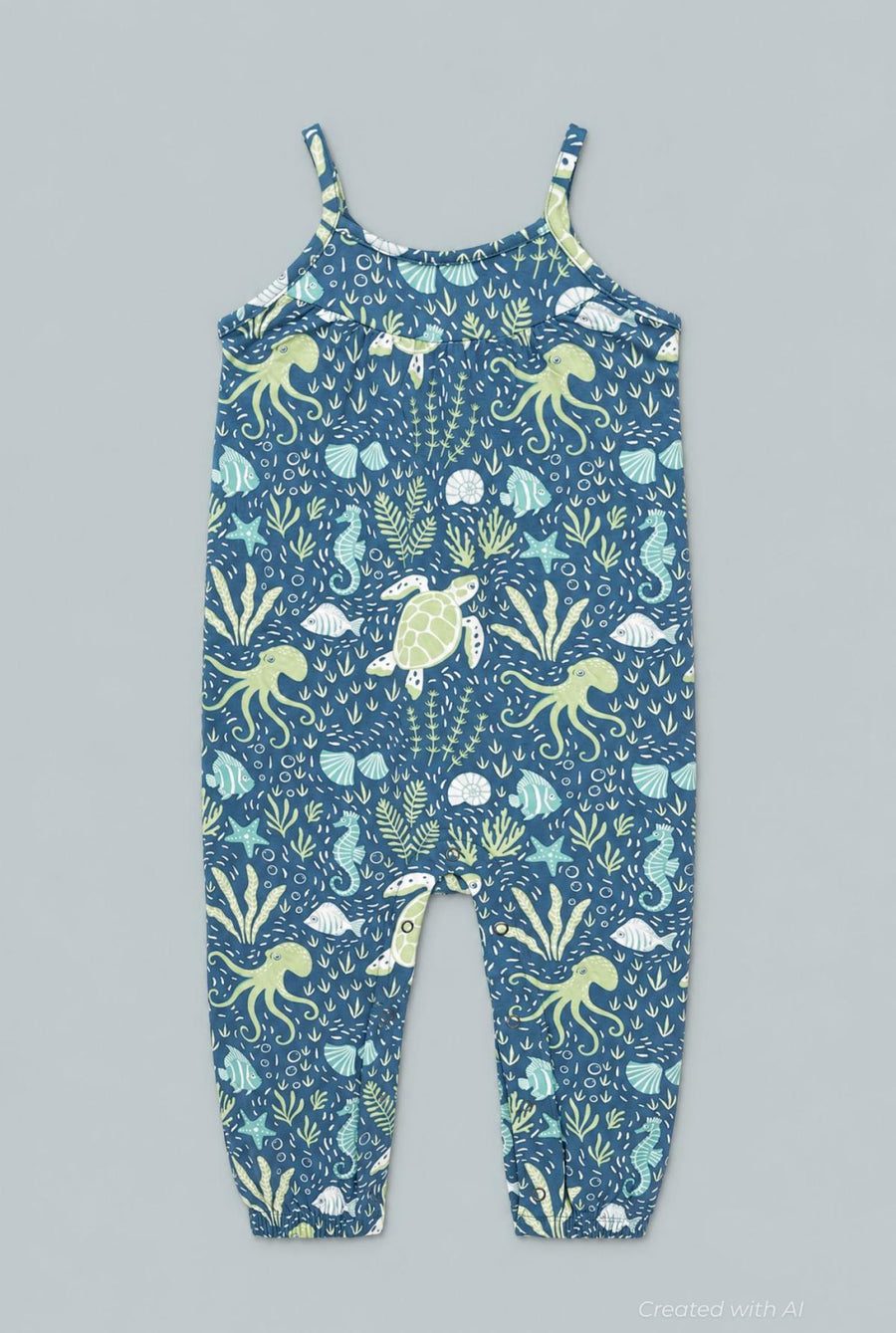 Tank Pant Romper - Under The Sea - Romper