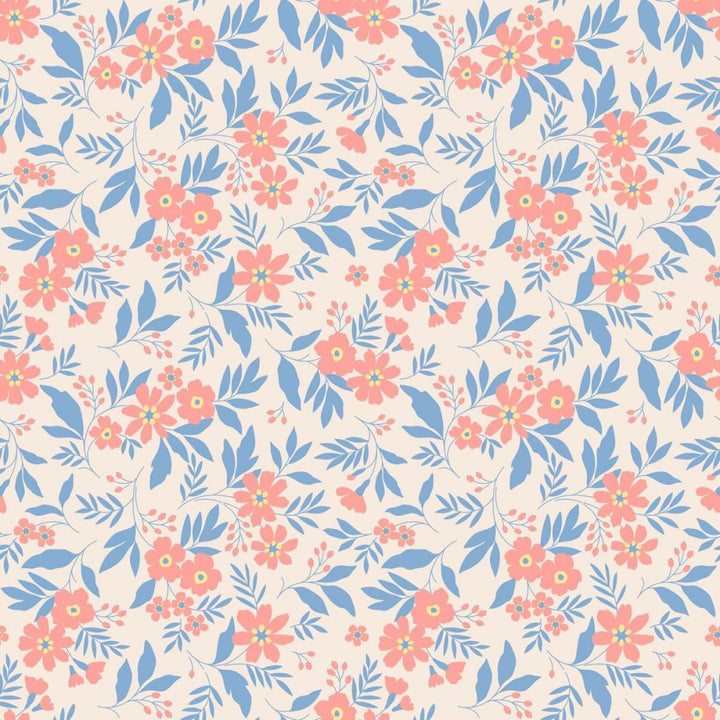 Tank Pant Romper - Vintage Flower Pink - Romper