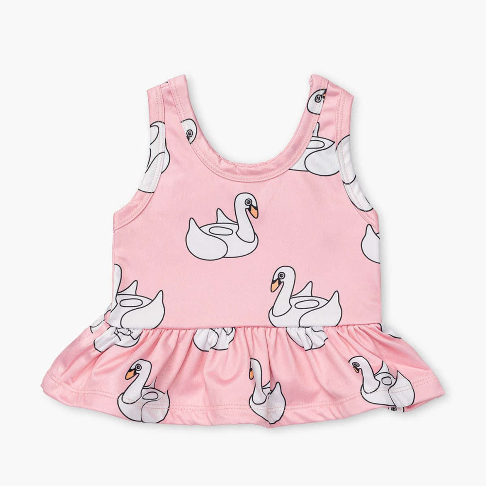 Tankini Top - Swan Floatie - Tank Top