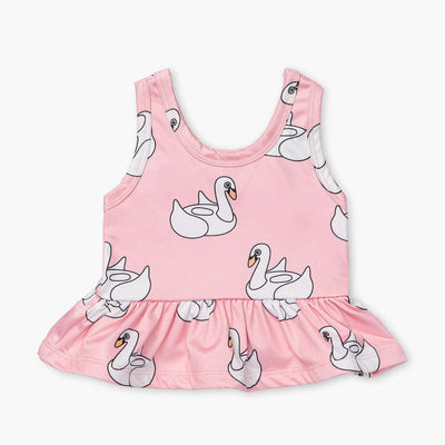 Tankini Top - Swan Floatie - Tank Top