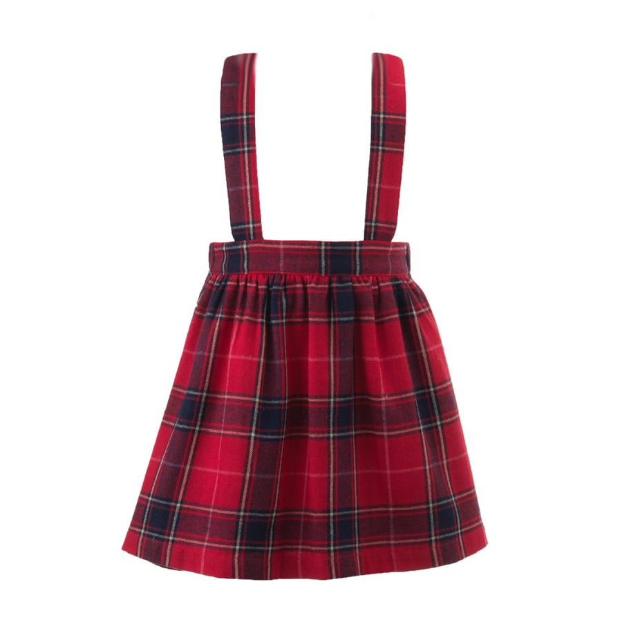 Tartan Flannel Pinafore - Pinafore